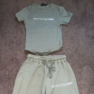 Pretty little thing two piece jogger set